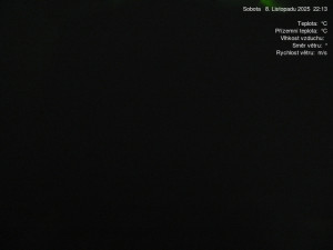 Luční bouda - Luční bouda, pramen Bílého Labe - 8.11.2025 v 22:15 Luční bouda - Luční bouda, pramen Bílého Labe - 8.11.2025 v 22:15