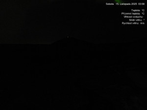 Luční bouda - Luční bouda, pramen Bílého Labe - 15.11.2025 v 04:00 Luční bouda - Luční bouda, pramen Bílého Labe - 15.11.2025 v 04:00