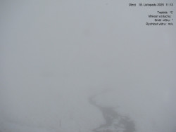 Luční bouda, pramen Bílého Labe