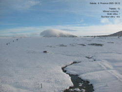 Luční bouda, pramen Bílého Labe