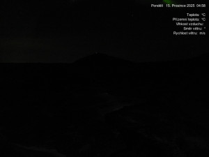 Luční bouda - Luční bouda, pramen Bílého Labe - 15.12.2025 v 05:00 Luční bouda - Luční bouda, pramen Bílého Labe - 15.12.2025 v 05:00