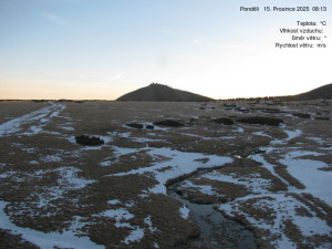 Luční bouda - Luční bouda, pramen Bílého Labe - 15.12.2025 v 08:15 Luční bouda - Luční bouda, pramen Bílého Labe - 15.12.2025 v 08:15