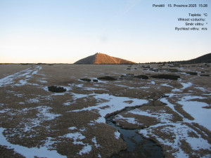 Luční bouda - Luční bouda, pramen Bílého Labe - 15.12.2025 v 15:30 Luční bouda - Luční bouda, pramen Bílého Labe - 15.12.2025 v 15:30