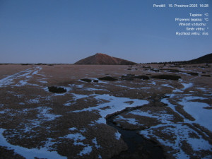 Luční bouda - Luční bouda, pramen Bílého Labe - 15.12.2025 v 16:30 Luční bouda - Luční bouda, pramen Bílého Labe - 15.12.2025 v 16:30