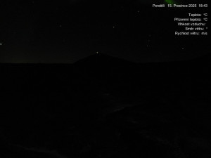 Luční bouda - Luční bouda, pramen Bílého Labe - 15.12.2025 v 18:45 Luční bouda - Luční bouda, pramen Bílého Labe - 15.12.2025 v 18:45