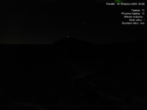 Luční bouda - Luční bouda, pramen Bílého Labe - 15.12.2025 v 20:30 Luční bouda - Luční bouda, pramen Bílého Labe - 15.12.2025 v 20:30