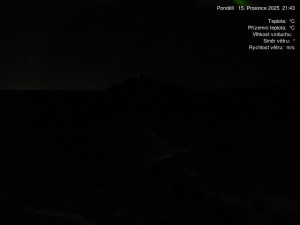 Luční bouda - Luční bouda, pramen Bílého Labe - 15.12.2025 v 21:45 Luční bouda - Luční bouda, pramen Bílého Labe - 15.12.2025 v 21:45