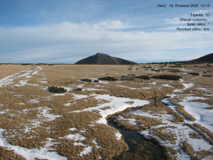 Luční bouda - Luční bouda, pramen Bílého Labe - 16.12.2025 v 12:15 Luční bouda - Luční bouda, pramen Bílého Labe - 16.12.2025 v 12:15