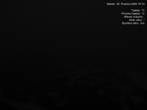 Luční bouda - Luční bouda, pramen Bílého Labe - 20.12.2025 v 07:15 Luční bouda - Luční bouda, pramen Bílého Labe - 20.12.2025 v 07:15