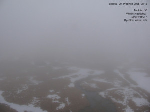 Luční bouda - Luční bouda, pramen Bílého Labe - 20.12.2025 v 08:15 Luční bouda - Luční bouda, pramen Bílého Labe - 20.12.2025 v 08:15