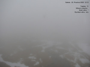 Luční bouda - Luční bouda, pramen Bílého Labe - 20.12.2025 v 12:15 Luční bouda - Luční bouda, pramen Bílého Labe - 20.12.2025 v 12:15