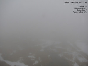 Luční bouda - Luční bouda, pramen Bílého Labe - 20.12.2025 v 13:45 Luční bouda - Luční bouda, pramen Bílého Labe - 20.12.2025 v 13:45