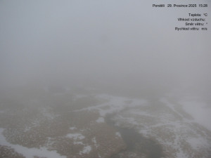 Luční bouda - Luční bouda, pramen Bílého Labe - 29.12.2025 v 15:30 Luční bouda - Luční bouda, pramen Bílého Labe - 29.12.2025 v 15:30