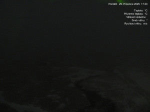 Luční bouda - Luční bouda, pramen Bílého Labe - 29.12.2025 v 17:45 Luční bouda - Luční bouda, pramen Bílého Labe - 29.12.2025 v 17:45