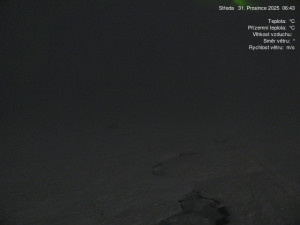 Luční bouda - Luční bouda, pramen Bílého Labe - 31.12.2025 v 06:45 Luční bouda - Luční bouda, pramen Bílého Labe - 31.12.2025 v 06:45