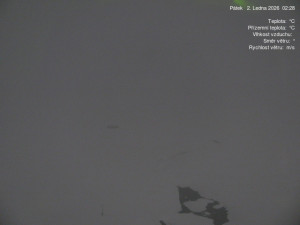 Luční bouda - Luční bouda, pramen Bílého Labe - 2.1.2026 v 02:30 Luční bouda - Luční bouda, pramen Bílého Labe - 2.1.2026 v 02:30