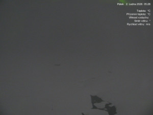 Luční bouda - Luční bouda, pramen Bílého Labe - 2.1.2026 v 05:30 Luční bouda - Luční bouda, pramen Bílého Labe - 2.1.2026 v 05:30