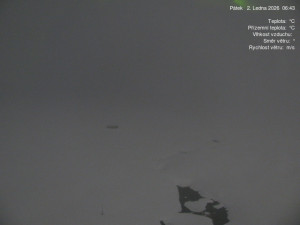 Luční bouda - Luční bouda, pramen Bílého Labe - 2.1.2026 v 06:45 Luční bouda - Luční bouda, pramen Bílého Labe - 2.1.2026 v 06:45