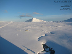 Luční bouda, pramen Bílého Labe