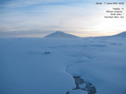 Luční bouda, pramen Bílého Labe