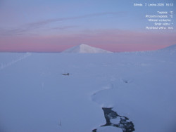 Luční bouda, pramen Bílého Labe