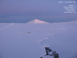 Luční bouda, pramen Bílého Labe