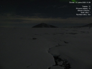 Luční bouda - Luční bouda, pramen Bílého Labe - 8.1.2026 v 01:30 Luční bouda - Luční bouda, pramen Bílého Labe - 8.1.2026 v 01:30