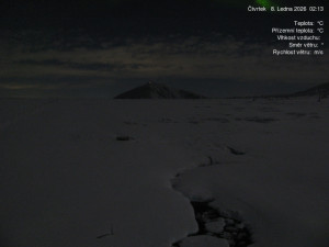 Luční bouda - Luční bouda, pramen Bílého Labe - 8.1.2026 v 02:15 Luční bouda - Luční bouda, pramen Bílého Labe - 8.1.2026 v 02:15