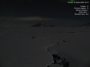 Luční bouda - Luční bouda, pramen Bílého Labe - 8.1.2026 v 03:15 Luční bouda - Luční bouda, pramen Bílého Labe - 8.1.2026 v 03:15