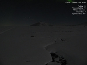 Luční bouda - Luční bouda, pramen Bílého Labe - 8.1.2026 v 04:00 Luční bouda - Luční bouda, pramen Bílého Labe - 8.1.2026 v 04:00