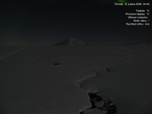 Luční bouda - Luční bouda, pramen Bílého Labe - 8.1.2026 v 04:45 Luční bouda - Luční bouda, pramen Bílého Labe - 8.1.2026 v 04:45