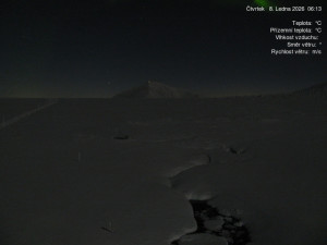 Luční bouda - Luční bouda, pramen Bílého Labe - 8.1.2026 v 06:15 Luční bouda - Luční bouda, pramen Bílého Labe - 8.1.2026 v 06:15