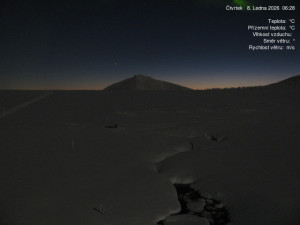 Luční bouda - Luční bouda, pramen Bílého Labe - 8.1.2026 v 06:30 Luční bouda - Luční bouda, pramen Bílého Labe - 8.1.2026 v 06:30