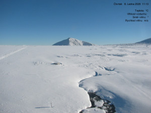 Luční bouda - Luční bouda, pramen Bílého Labe - 8.1.2026 v 11:15 Luční bouda - Luční bouda, pramen Bílého Labe - 8.1.2026 v 11:15