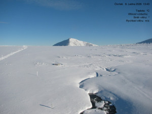 Luční bouda - Luční bouda, pramen Bílého Labe - 8.1.2026 v 13:45 Luční bouda - Luční bouda, pramen Bílého Labe - 8.1.2026 v 13:45