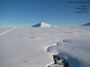 Luční bouda - Luční bouda, pramen Bílého Labe - 8.1.2026 v 14:15 Luční bouda - Luční bouda, pramen Bílého Labe - 8.1.2026 v 14:15