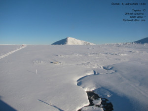 Luční bouda - Luční bouda, pramen Bílého Labe - 8.1.2026 v 14:45 Luční bouda - Luční bouda, pramen Bílého Labe - 8.1.2026 v 14:45