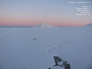Luční bouda - Luční bouda, pramen Bílého Labe - 8.1.2026 v 16:15 Luční bouda - Luční bouda, pramen Bílého Labe - 8.1.2026 v 16:15