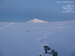 Luční bouda - Luční bouda, pramen Bílého Labe - 8.1.2026 v 16:30 Luční bouda - Luční bouda, pramen Bílého Labe - 8.1.2026 v 16:30