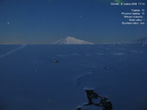 Luční bouda - Luční bouda, pramen Bílého Labe - 8.1.2026 v 17:15 Luční bouda - Luční bouda, pramen Bílého Labe - 8.1.2026 v 17:15