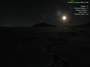 Luční bouda - Luční bouda, pramen Bílého Labe - 8.1.2026 v 23:30 Luční bouda - Luční bouda, pramen Bílého Labe - 8.1.2026 v 23:30