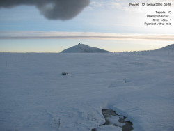 Luční bouda, pramen Bílého Labe