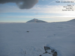 Luční bouda, pramen Bílého Labe