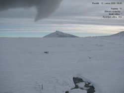 Luční bouda, pramen Bílého Labe