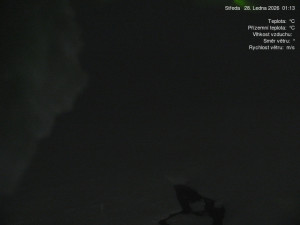 Luční bouda - Luční bouda, pramen Bílého Labe - 28.1.2026 v 01:15 Luční bouda - Luční bouda, pramen Bílého Labe - 28.1.2026 v 01:15