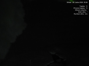 Luční bouda - Luční bouda, pramen Bílého Labe - 28.1.2026 v 06:00 Luční bouda - Luční bouda, pramen Bílého Labe - 28.1.2026 v 06:00