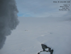 Luční bouda, pramen Bílého Labe