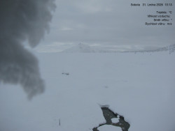 Luční bouda, pramen Bílého Labe