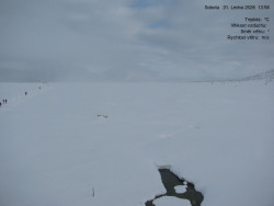 Luční bouda, pramen Bílého Labe