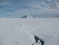 Luční bouda, pramen Bílého Labe